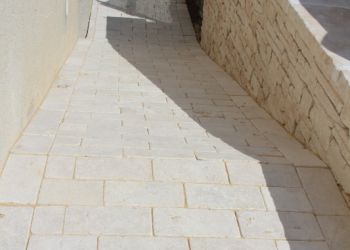 Pavage allée piétonne 3