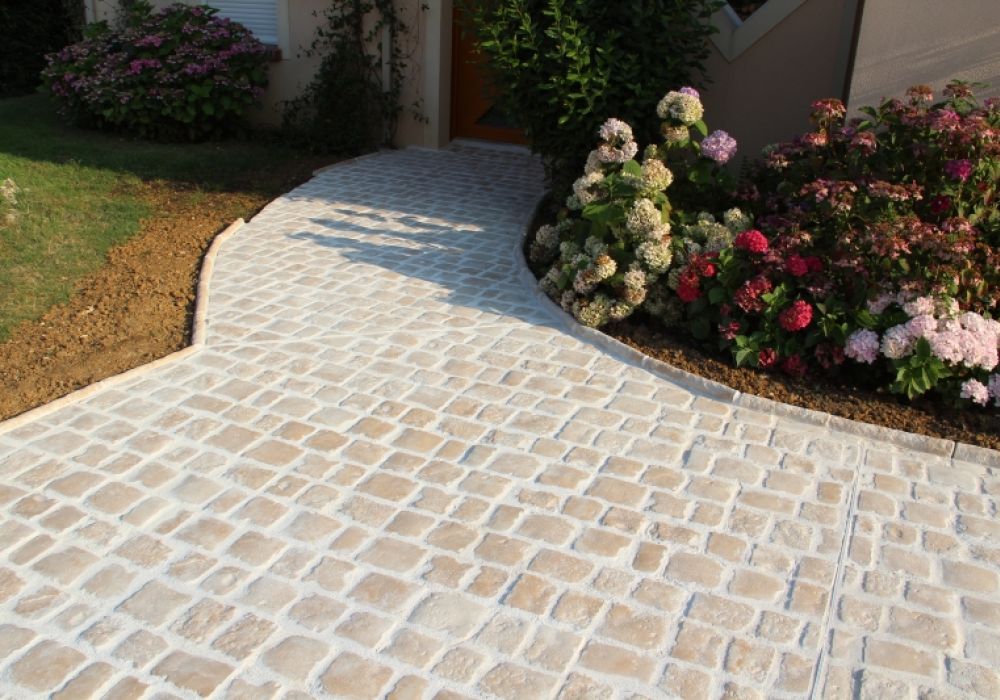 Pavage allée piétonne 21