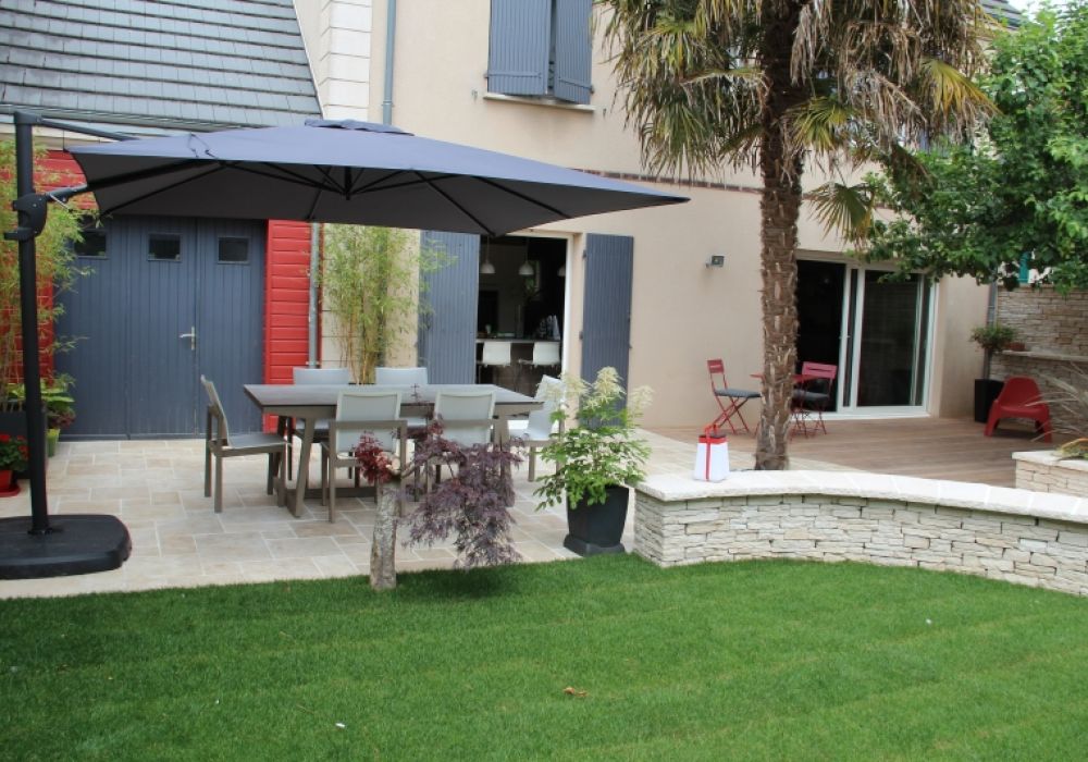 Terrasses en pierre 1