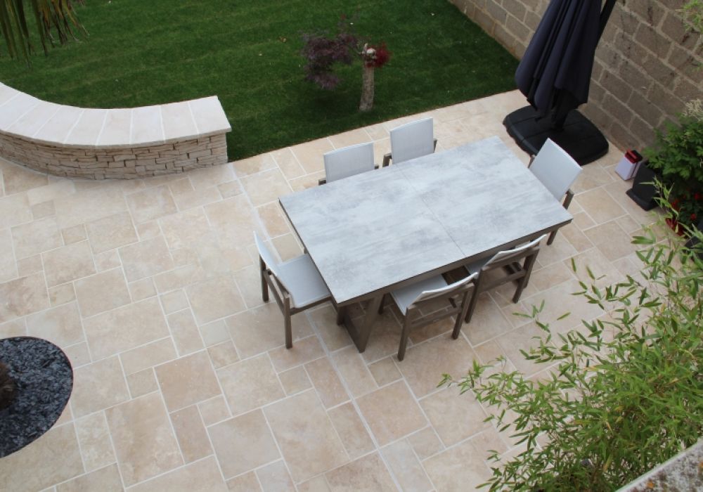 Terrasses en pierre 2
