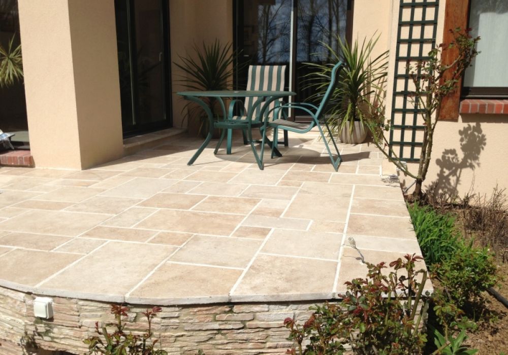 Terrasses en pierre 33